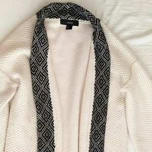 Oversized wool cardigan